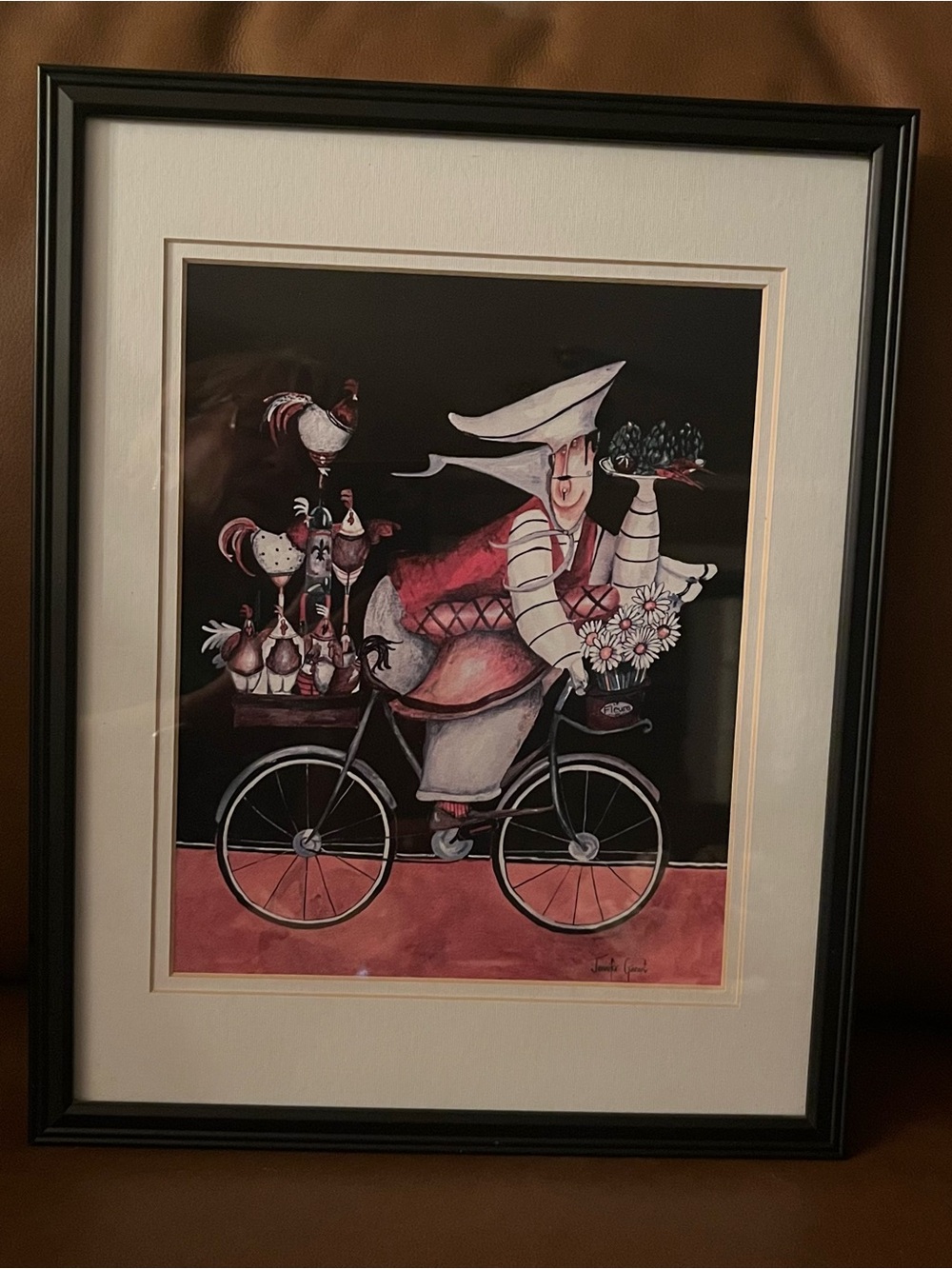 Chicken Chef Print by Jennifer Garant